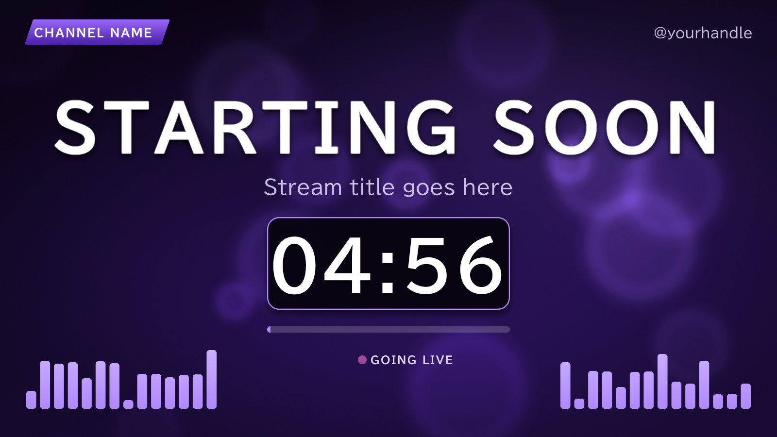 MSBroadcast: Starting Soon · Violet