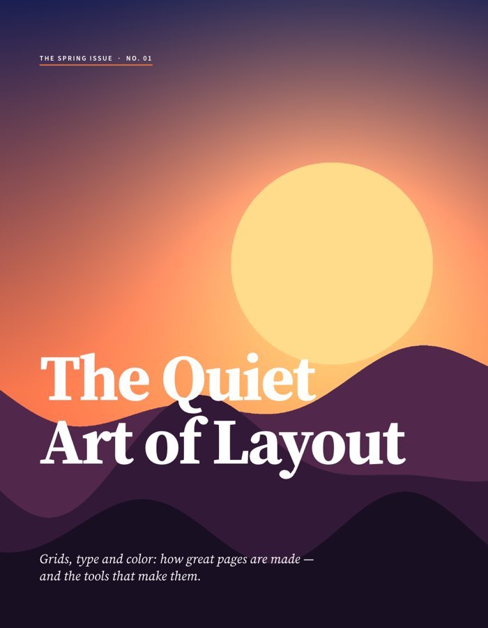 MSDesign: Cover composed in MSDesign