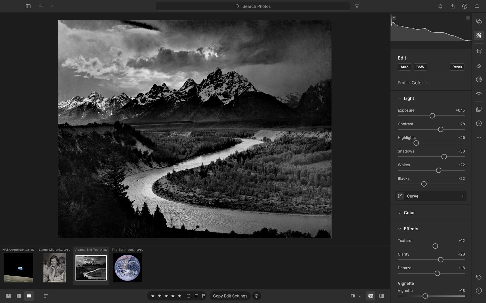 MSLight: The Edit view