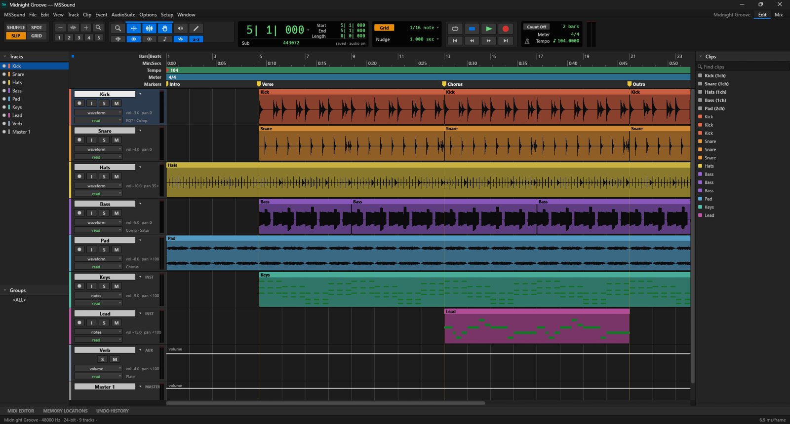 MSSound: The Edit window