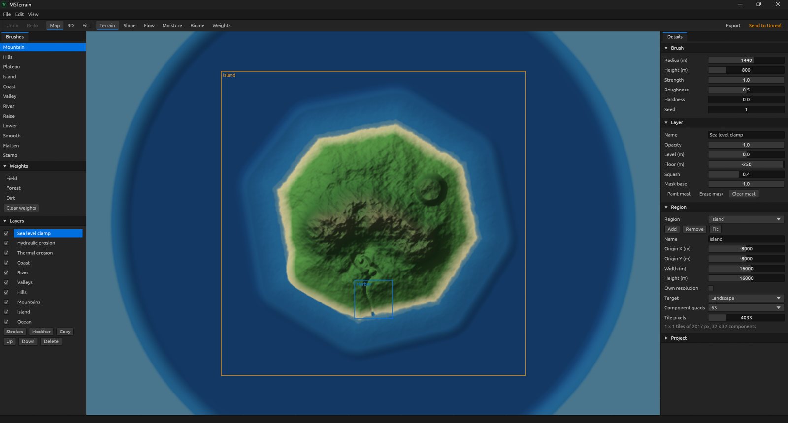 MSTerrain: Paint an island