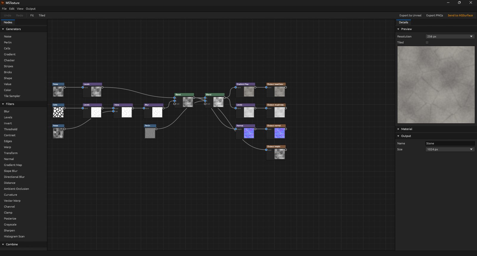 MSTexture: Build with nodes
